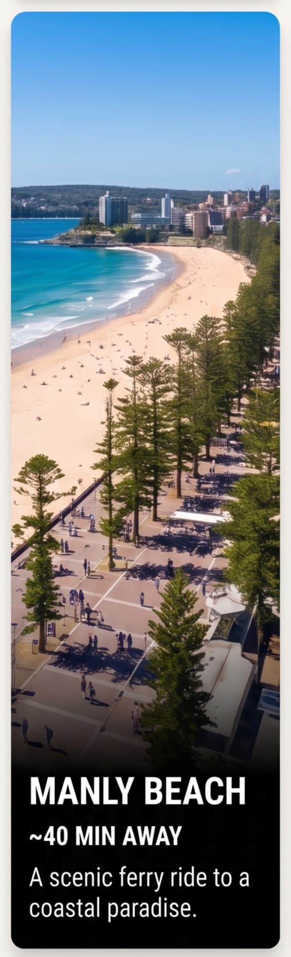 Manly Beach near Azzurro Hotels